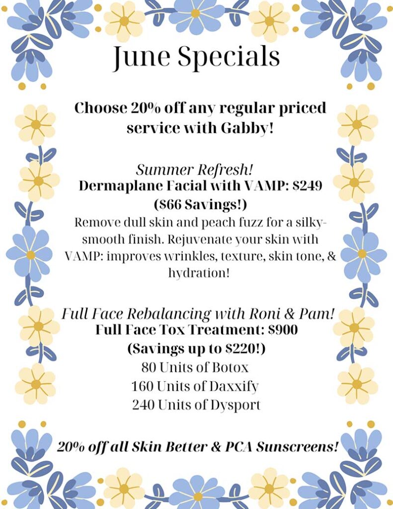 June 2026 Specials