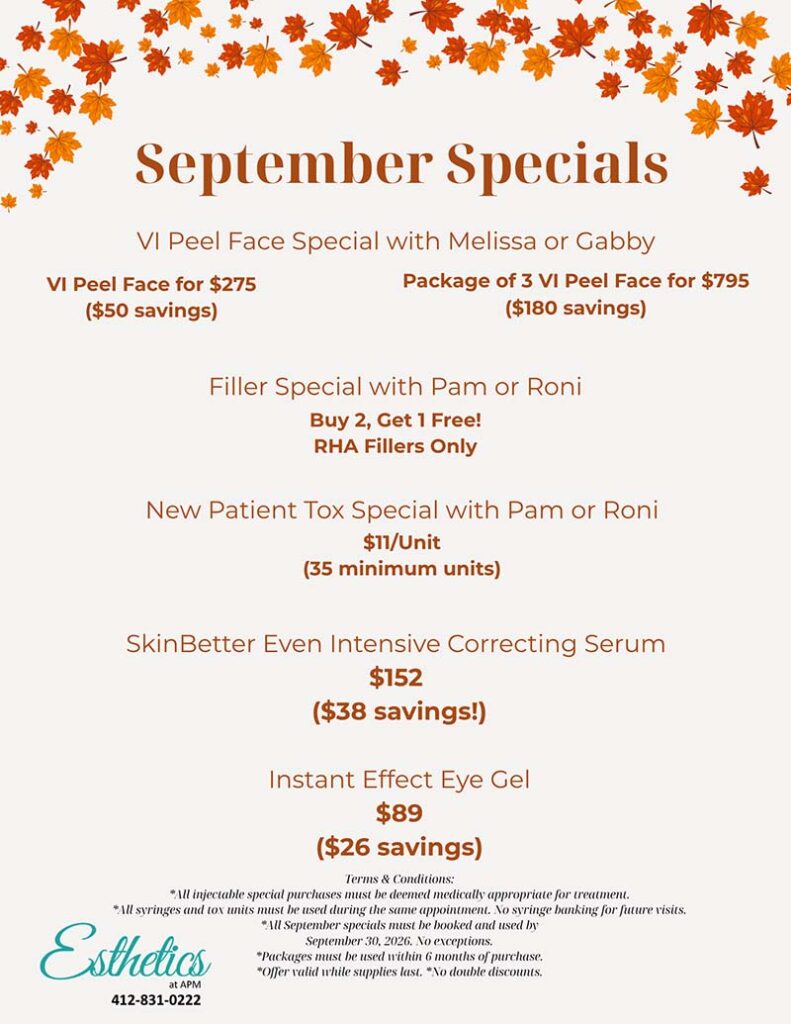 September 2026 Specials